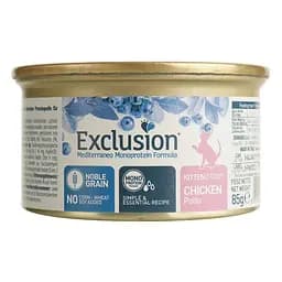 Вологий корм для котенят Exclusion Noble Grain Cat Kitten Chicken All Breeds, 85 г