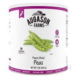 Горошок сублімований з великим терміном придатності 30 років Augason Farms, 19 порцій