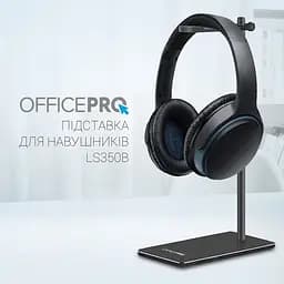 Підставка для навушників OfficePro LS350B Aluminium alloys Black (LS350B) - мініатюра 6