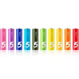 Батарейки AA ZMI ZI5 Rainbow Alkaline Battery набор 10 штук NQD4000RT