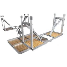 Стіл Bo-Camp Bamboo Brown/Silver (1404800) - мініатюра 7