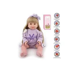 Лялька гумова функціональна AFD, висота 52 см, звуки, прошите волосся, аксесуари 8866-29S