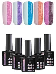 Набір світловідбиваючих термо гель-лаків гель-лаков Reglance "Imperial" 7.5 мл