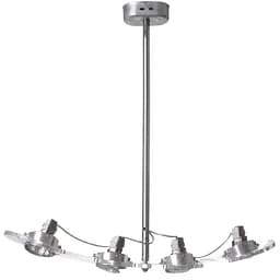 Світильник стельовий Brille 154047 ML-01GL/4x50 поворотний