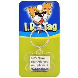 Брелок адресник на нашийник для собак Davis Bone id Tag