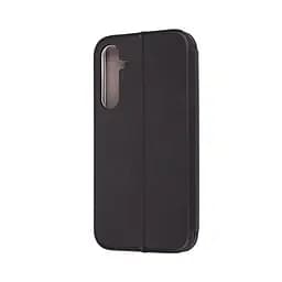 Чехол-книжка для Samsung Galaxy A55 5G (A556), G-Case, черный, кожаный чехол-книжка из экокожи (PU) и TPU, с магнитом, с подставкой и вместительным кардхолдером, противоударный, защита всего корпуса, ArmorStandart (ARM74330) - мініатюра 2