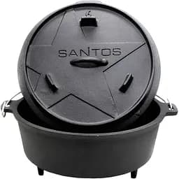 Голландська піч казан пательня Santos 5.7 л з ніжками (897085) - мініатюра 2