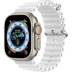 Ремешок силиконовый Primolux Ocean для часов Apple Watch 38 мм, 40 мм, 41 мм White