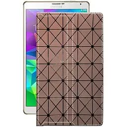 Чохол StatusCASE з екошкіри для планшету Samsung Galaxy Tab S8.4 (T700) Коричневий ромб