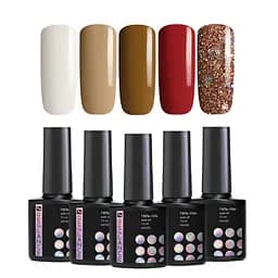 Набір гель-лаків для нігтів Reglance Hot chocolate 7.5 мл