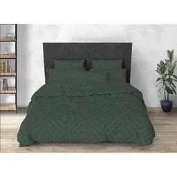 Простыня MirSon Бязь 17-0622 Geometry Emerald 220х200 см (2200008197728)