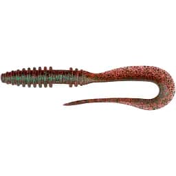 Силикон Keitech Mad Wag Slim 4.5" #302 Plum Green FLK. 9 шт/уп