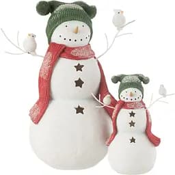 Снеговик J-line с лед-подсветкой 50 см (49822)
