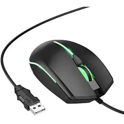 Мишка дротова ігрова Hoco GM37 чорна