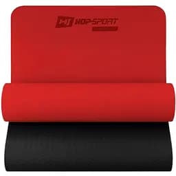 Мат для фитнеса и йоги Hop-Sport TPE HS-T006GM 0.6 см красный