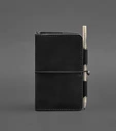 Кожаный блокнот (Софт-бук) 3.0 черный Crazy Horse