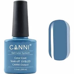 Гель-лак Canni Color Coat Soak-off UV&LED 80 серовато-синий 7.3 мл