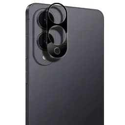 Захисне скло на камеру Full Block (тех.пак) для Samsung Galaxy S25 Edge Чорний
