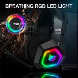 Ігрові навушники Onikuma K10 Gaming with LED з підсвіткою чорні - мініатюра 8