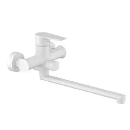 Змішувач для ванни довгий вилив білий 35 мм Imprese Vaclav f03206403AB Білий