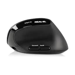 Мишка REAL-EL RM-490W Wireless/Bluetooth Black (EL123200058) - мініатюра 5