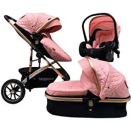 Универсальная коляска-трансформер 3 в 1 Maxibaby IQ - Pink (90876)