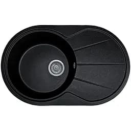 Мийка кухонна Valetti 18N гранітна 780х500 мм чорна