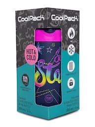 Пляшка COOLPACK BONO STARS для води 350 мл металева (Z10960) - мініатюра 2