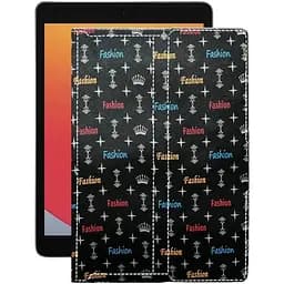 Чохол StatusCASE з екошкіри для планшету Apple iPad 7 10.2 (2019) Фешн чорний