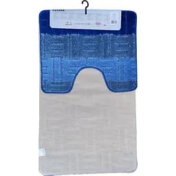 Набір килимків для ванної Vezzer Color line 60x100 та 60x50 см темно-синій (VZC05247) - мініатюра 4