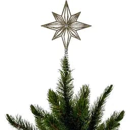 Ялинкова верхівка Mica Decorations Зірка пластикова 20 см пастель шампань (1181249) - мініатюра 2
