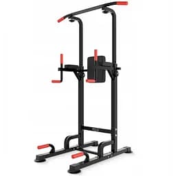 Багатофункціональна стійка для підтягувань 4FIZJO Pro регульована Black (P-5905973402620)