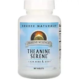 Аминокислота Source Naturals Serene Science Theanine Serene 30 таблеток