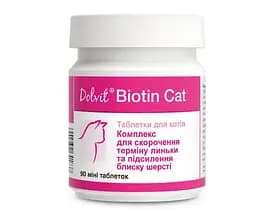 Вітамінно-мінеральна добавка для котів Dolfos Biotin Cat 1 таблетка