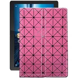 Чохол StatusCASE з екошкіри для планшету Lenovo Tab P10 TB-X705L Рожевий ромб