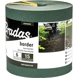 Бордюр газонний Bradas BORDER 6 м х 15 см зелений OBPGR06150