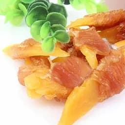 Ласощі для собак сушене манго з курячим м'ясом Селянські Смаколики 500 г