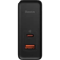 Зарядний пристрій Baseus GaN5 Pro C+U 100W + Type-C Cable Black - мініатюра 5