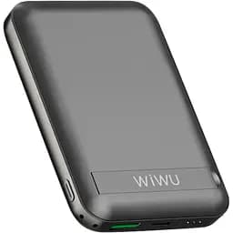Зовнішній акумулятор WiWU Snap Cube Magnetic Wireless Charger 10000mAh Black [104330] - мініатюра 2