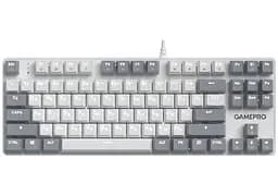 Клавиатура игровая механическая GamePro MK-110-W USB Hot-Swap Outemu Red Switch White-Gray - мініатюра 17