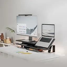 Підставка для монітора OfficePro MR260B Wood Black [143278] - мініатюра 6