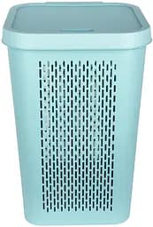 Кошик для білизни Qutu Q-Basket, з кришкою, 66 л, зелений (Q-BASKET с/к GREEN 66л) - мініатюра 2