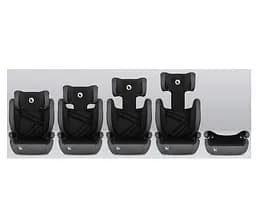 Автокрісло Lionelo Hugo I-Size Black Grey, 15-36 кг, сіре (LO-HUGO I-SIZE BLACK GREY) - мініатюра 7