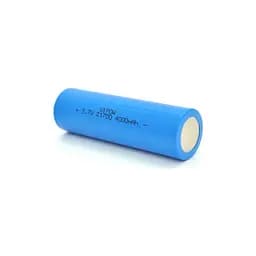 Акумулятор 21700 4000mAh, 3.7V, Blue, FlatTop Vipow (ICR21700-4000mAhFT / 31078) - мініатюра 2