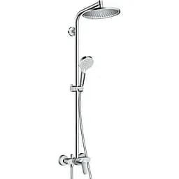 Душова система Hansgrohe Crometta S Showerpipe 240 1jet 27269000, Хром