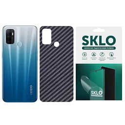 Захисна гідрогелева плівка SKLO Back (тил) Carbon для Oppo A93 Чорний