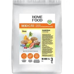 Мюслі для собак Home Food Samurai с лососем 3 кг