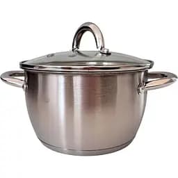 Каструля Vinnarc konix нержавіюча з кришкою 2.5 л 18 см (5125-VN)