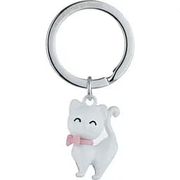 Брелок Metalmorphose White cat with silicone bowtie (8000020806897)
