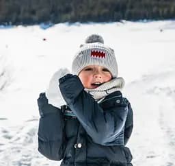 Бафф дитячий Buff KNITTED & FLEECE NECKWARMER FUNN Світло-сірий - мініатюра 2